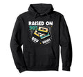 Raised 90S Bands Cassette Tape Hoodie - Minimalist Print Men Women - T-Shirt, Sweatshirt, Hoodie