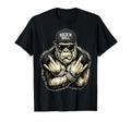 Bigfoot Rock Sasquatch Heavy Metal T-Shirt - Unique Graphic Men Women - T-Shirt, Sweatshirt, Hoodie