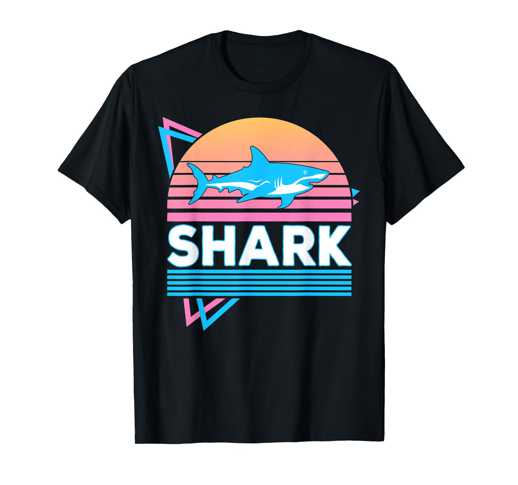 Shark Vaporwave Aesthetic T-Shirt - Novelty Apparel Men Women - T-Shirt, Sweatshirt, Hoodie