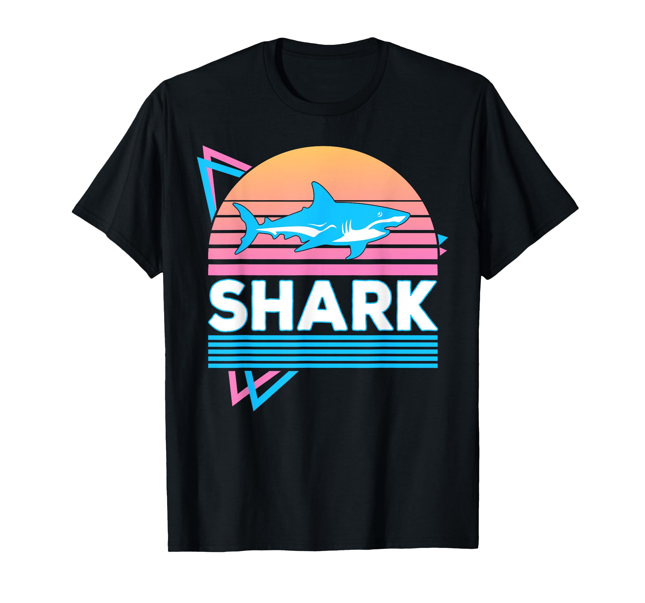 Shark Vaporwave Aesthetic T-Shirt - Novelty Apparel Men Women - T-Shirt, Sweatshirt, Hoodie