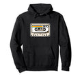 1970 Mixtape Distressed Cassette Tape Hoodie - Minimalist Print for Adults - T-Shirt, Sweatshirt, Hoodie