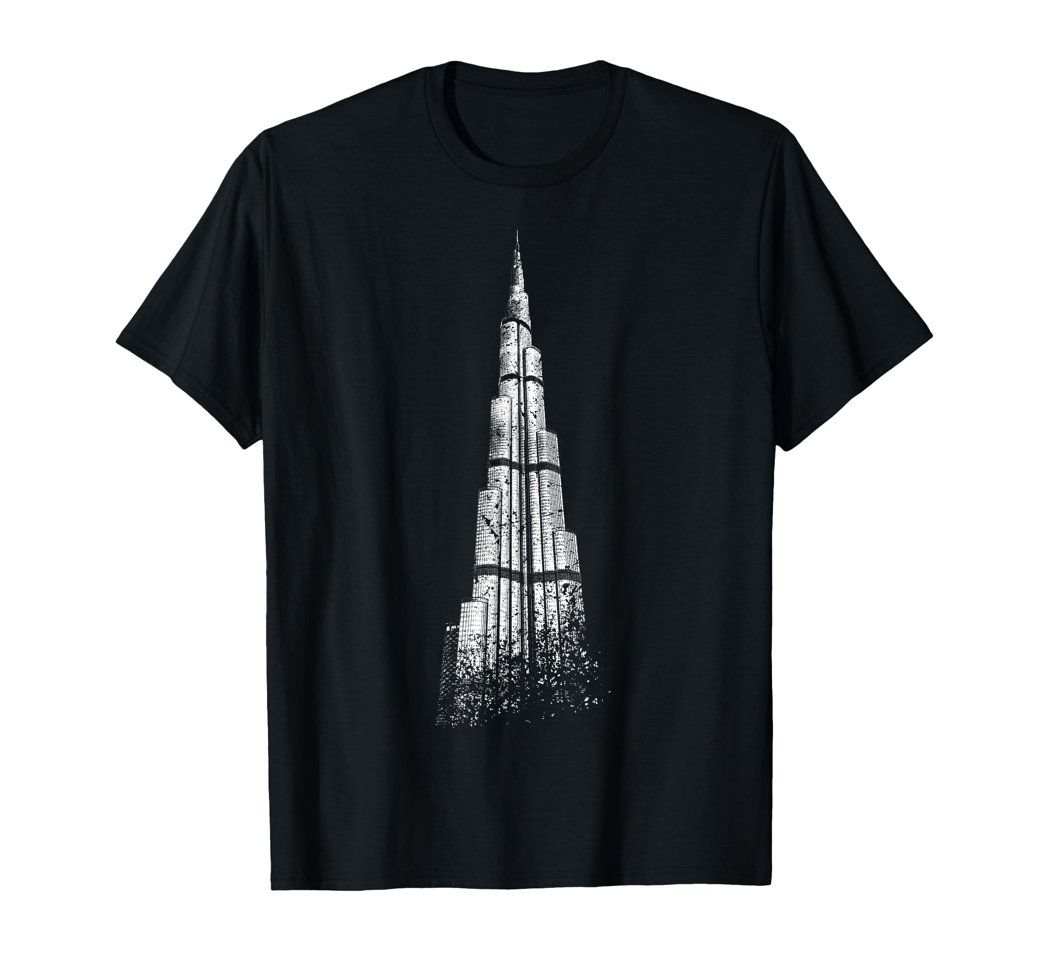 Dubai Burj Khalifa Skyline I Love T-Shirt - Minimalist Print Men Women - T-Shirt, Sweatshirt, Hoodie