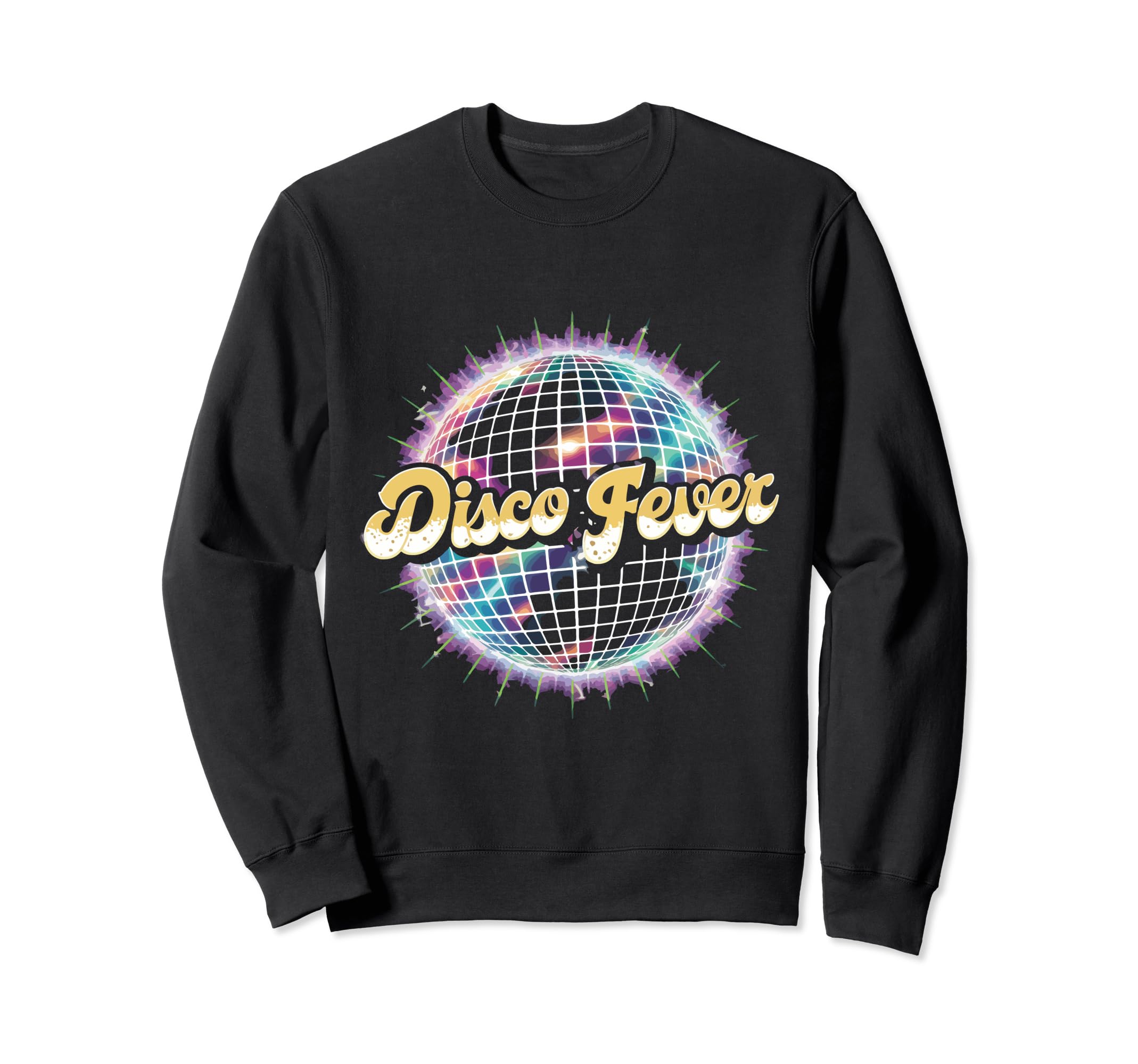 Disco Ball Costume Disco Fever Club Sweatshirt - Unique Graphic Men Women - T-Shirt, Sweatshirt, Hoodie