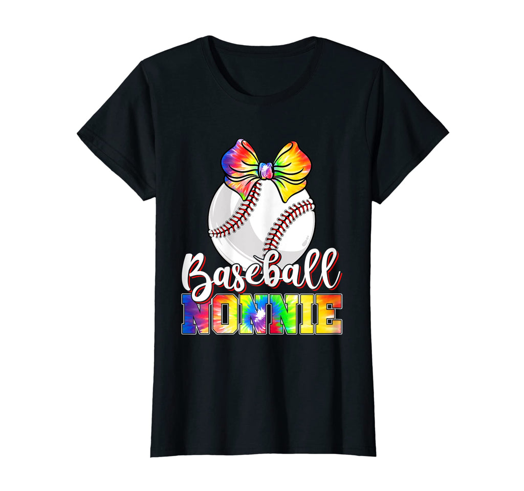 Womens Tie Dye Softball Nonnie Funny T-Shirt - Trendy Graphic Unisex - T-Shirt, Sweatshirt, Hoodie