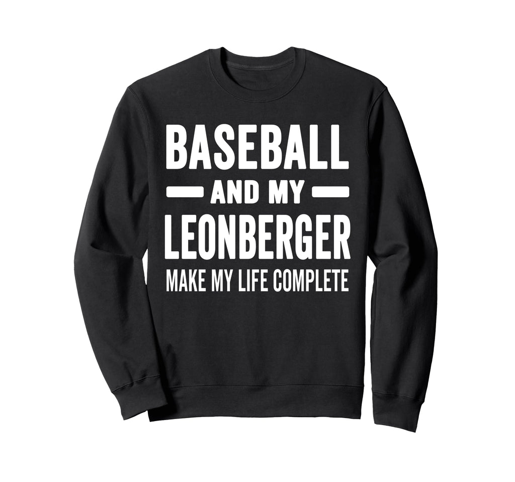 Baseball And My Leonberger Mama Dog Sweatshirt - Trendy Graphic Men Women - T-Shirt, Sweatshirt, Hoodie