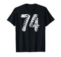 Baseball Softball Mom 74 Number 74 T-Shirt - Graphic Print Unisex - T-Shirt, Sweatshirt, Hoodie
