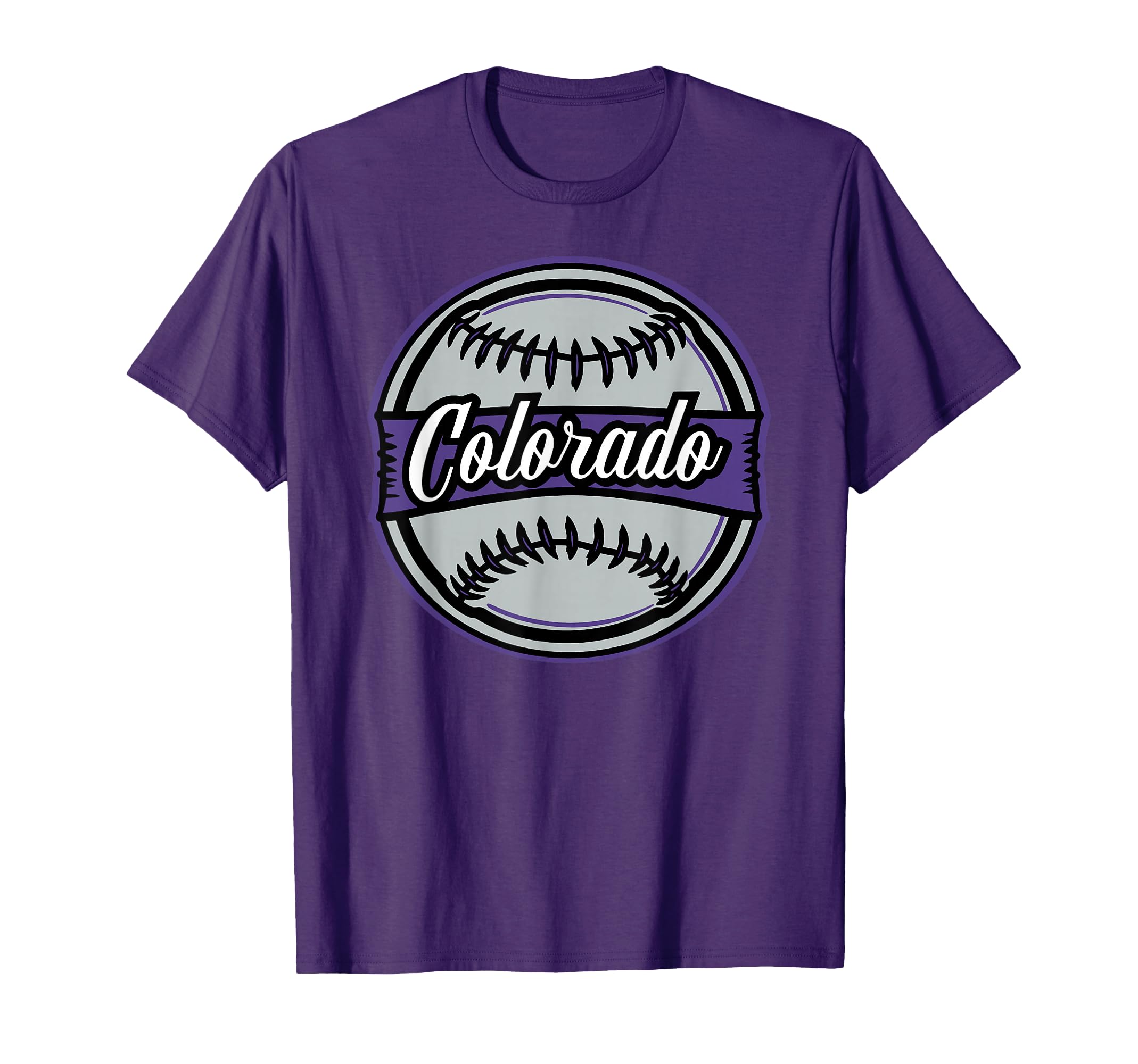 Colorado Baseball T-Shirt - Minimalist Print for Adults - T-Shirt, Sweatshirt, Hoodie