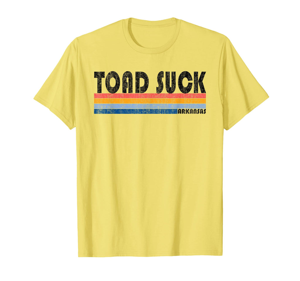 80S Toad Suck Ar T-Shirt - Graphic Print Unisex - T-Shirt, Sweatshirt, Hoodie