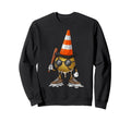 Baseball Drip Ice Cream Hoist Sweatshirt - Novelty Apparel for Adults - T-Shirt, Sweatshirt, Hoodie