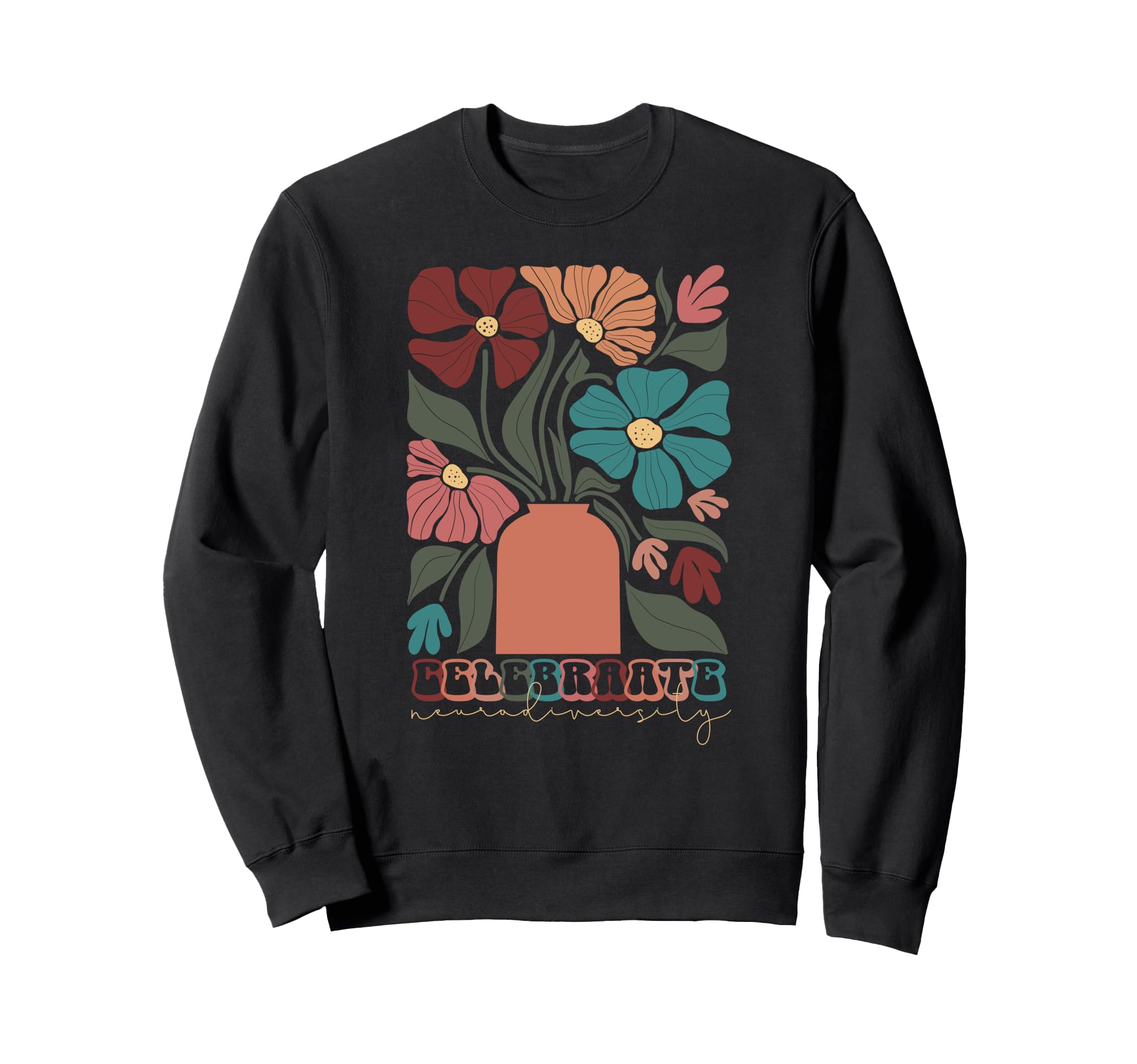 Autism Neurodiversity Celebrate Sweatshirt - Trendy Graphic for Adults - T-Shirt, Sweatshirt, Hoodie