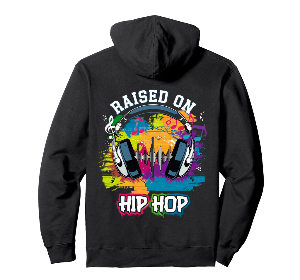 Raised Hip Hop Urban Dj Graffiti Old Hoodie - Custom Art Print Unisex - T-Shirt, Sweatshirt, Hoodie