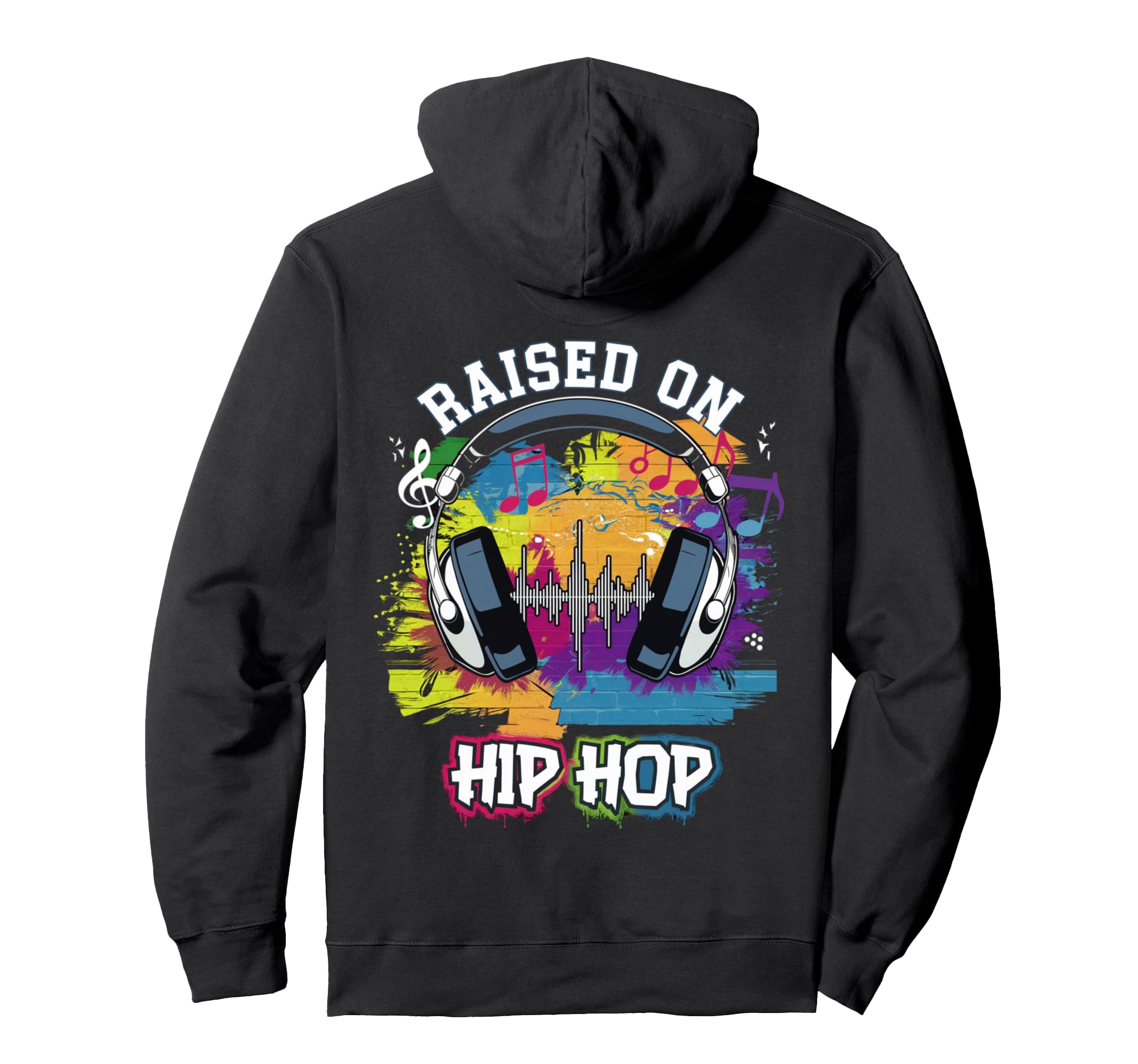 Raised Hip Hop Urban Dj Graffiti Old Hoodie - Custom Art Print Unisex - T-Shirt, Sweatshirt, Hoodie