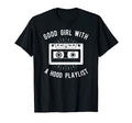 Good Hood Playlist Cassette Tape T-Shirt - Aesthetic Graphic Men Women - T-Shirt, Sweatshirt, Hoodie
