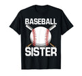 Funny Baseball Sisters Fans T-Shirt - Trendy Graphic for Adults - T-Shirt, Sweatshirt, Hoodie
