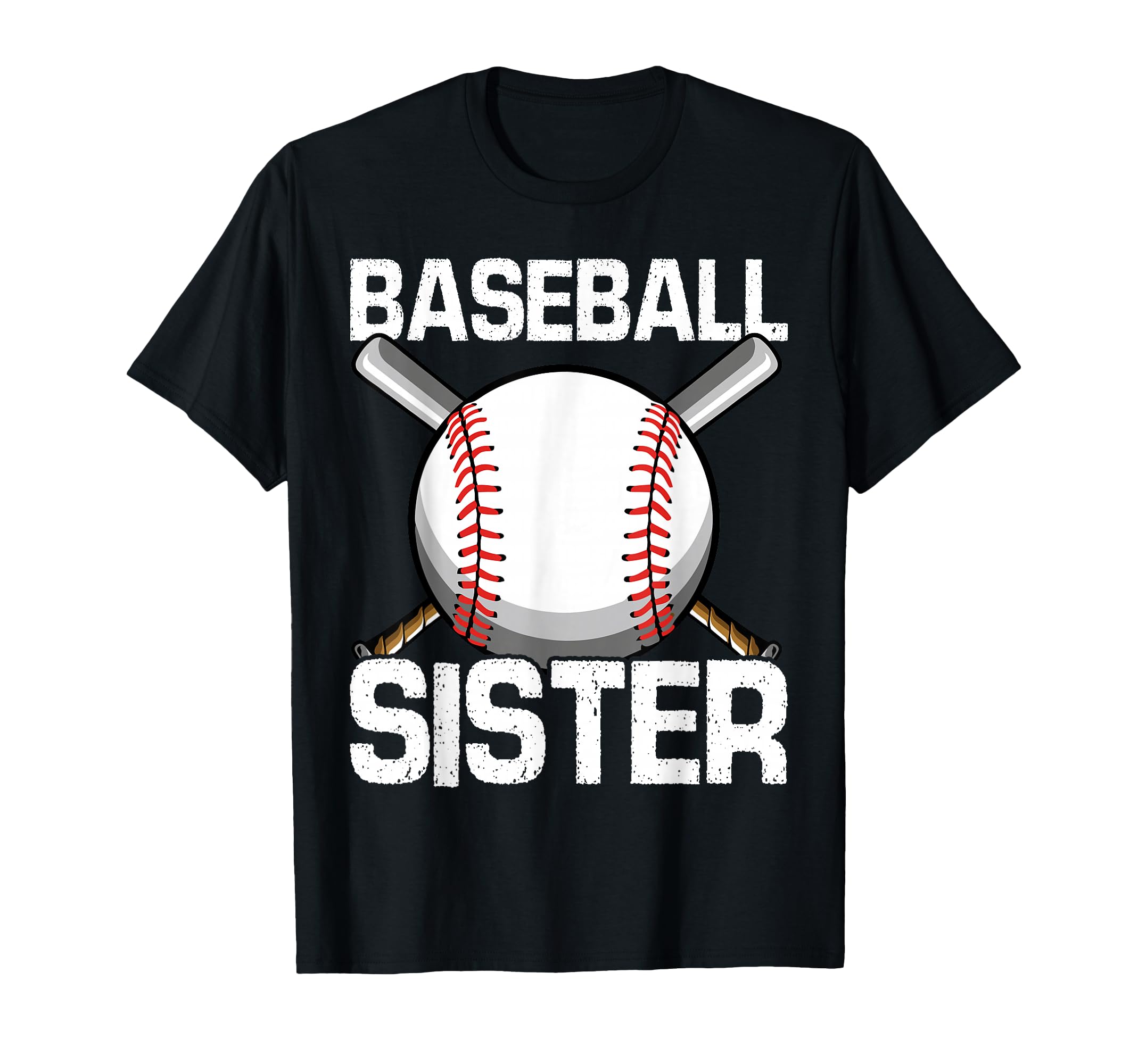 Funny Baseball Sisters Fans T-Shirt - Trendy Graphic for Adults - T-Shirt, Sweatshirt, Hoodie