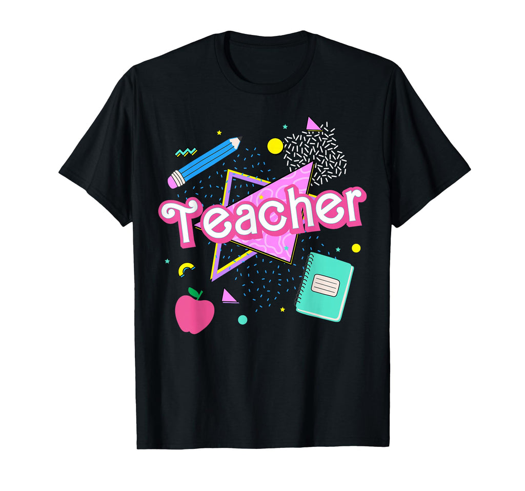 Teacher 90S 80S Back To School Educator T-Shirt - Unique Graphic Men Women - T-Shirt, Sweatshirt, Hoodie