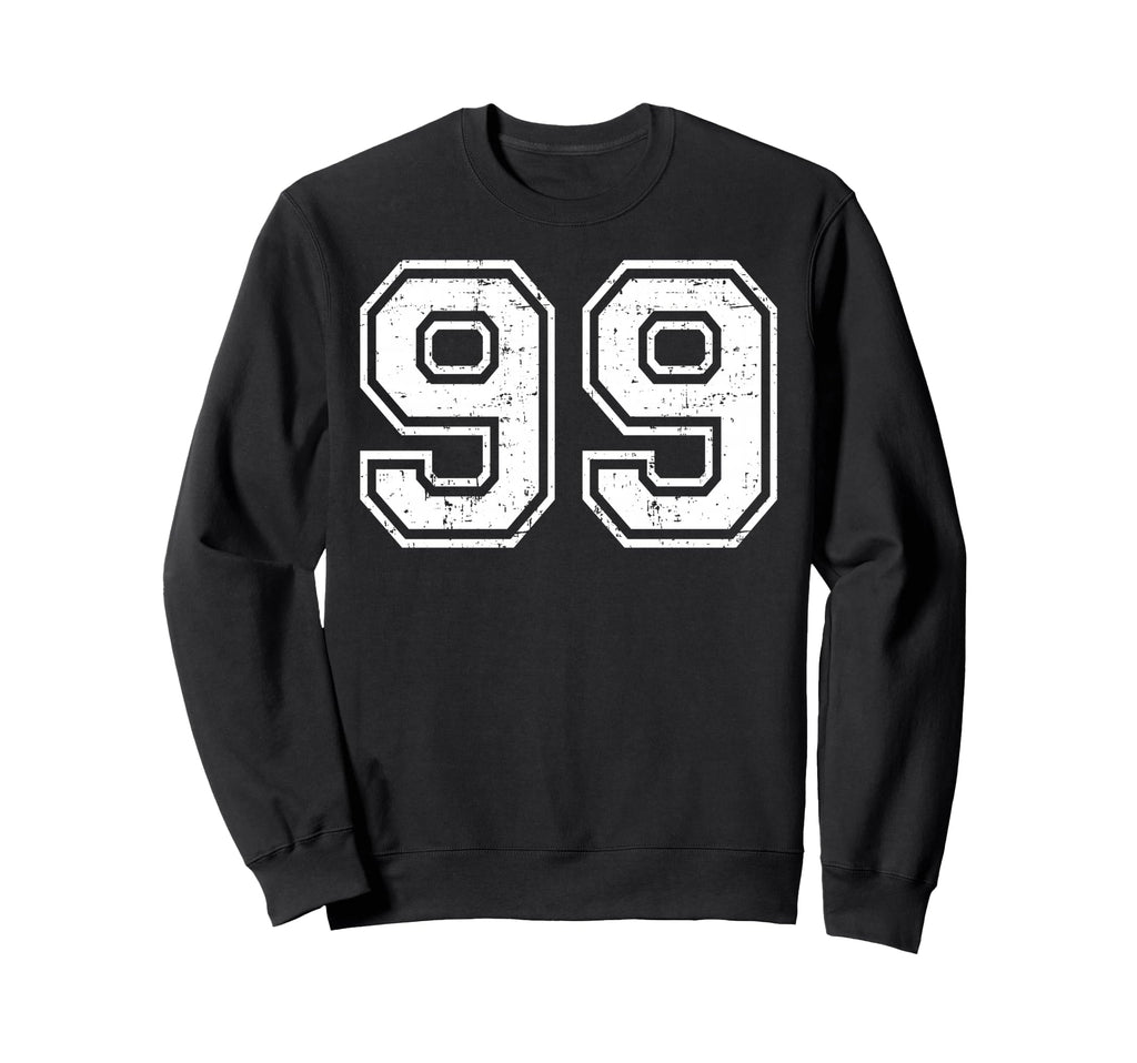 99 Number Ninety Nine Team Sweatshirt - Casual Everyday Wear for Adults - T-Shirt, Sweatshirt, Hoodie