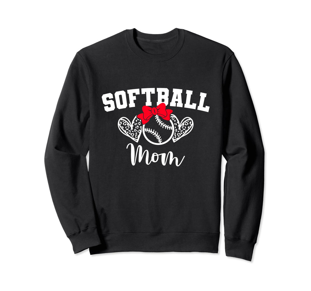 Softball Mom Baseball Love Sweatshirt - Streetwear Style for Adults - T-Shirt, Sweatshirt, Hoodie