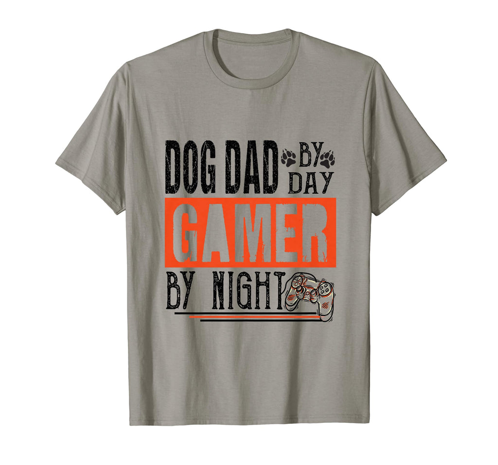 Mens Dog Dad Day Gamer Night Fathers T-Shirt - Trendy Graphic Men Women - T-Shirt, Sweatshirt, Hoodie
