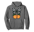 Coquette Peach Aesthetic Checkered Hoodie - Casual Everyday Wear Unisex - T-Shirt, Sweatshirt, Hoodie