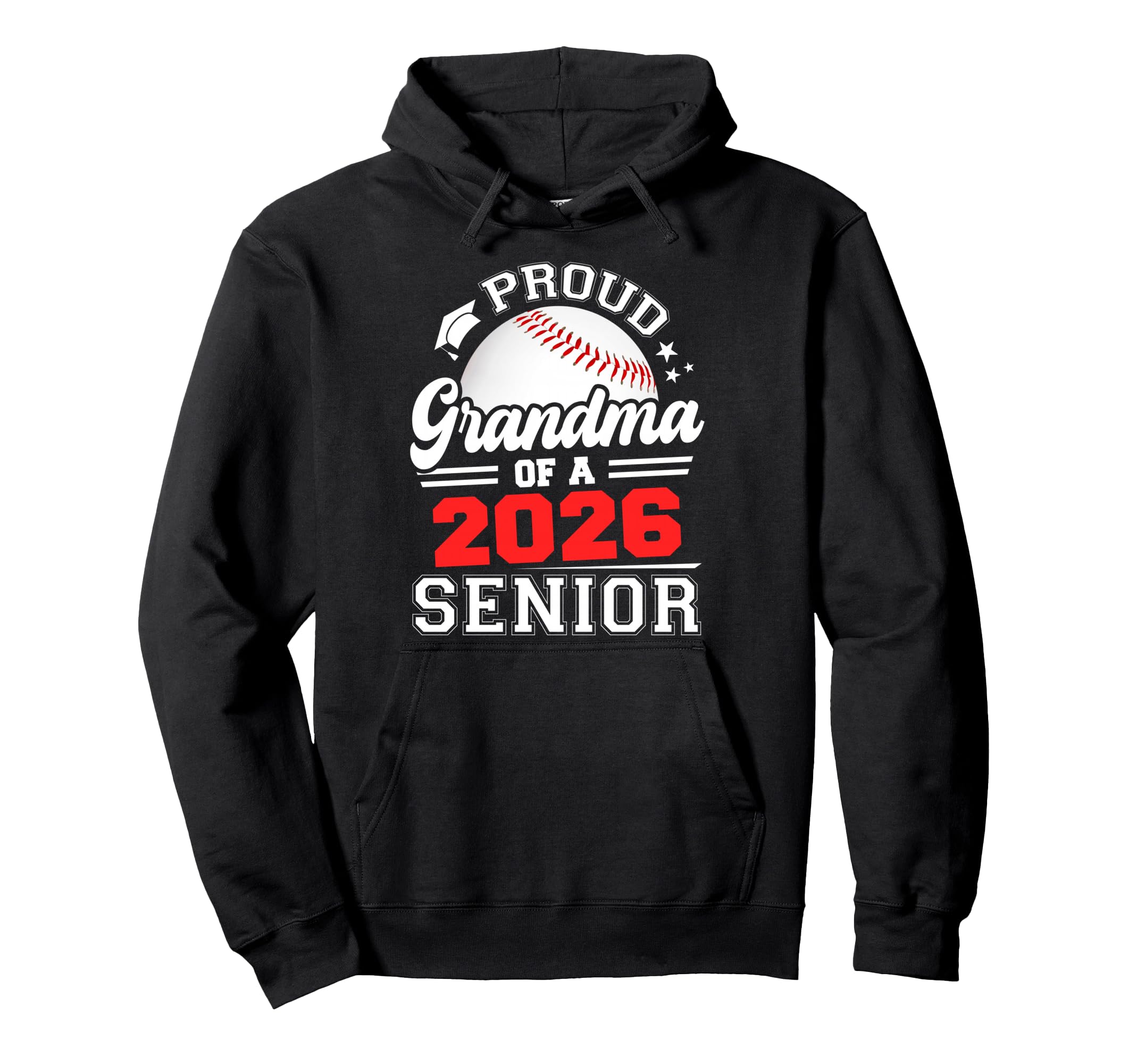 Proud Grandma 2026 Senior Hoodie - Casual Everyday Wear for Adults - T-Shirt, Sweatshirt, Hoodie