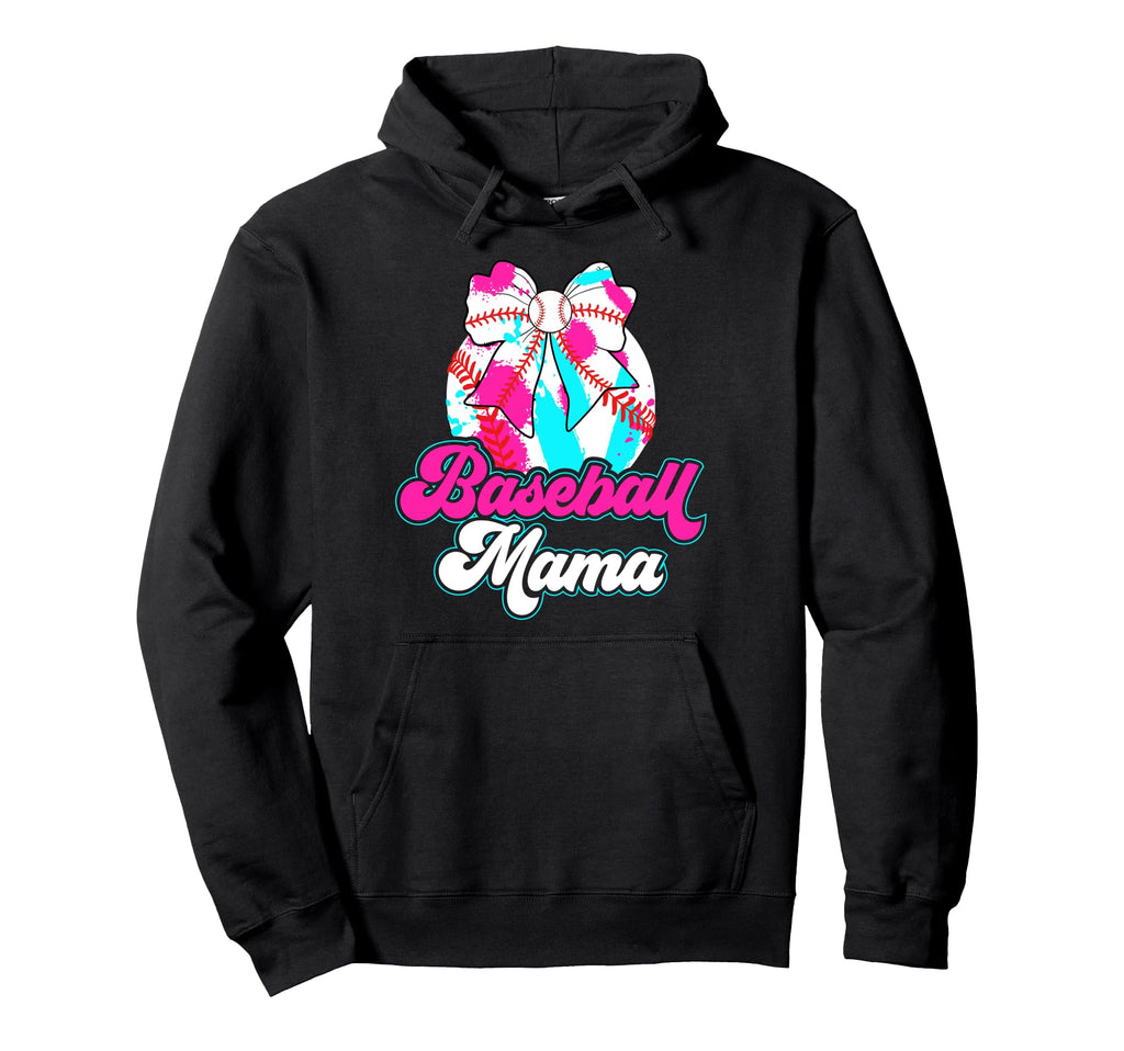 Baseball Mama Coquette Baseball Mom Hoodie - Minimalist Print Unisex - T-Shirt, Sweatshirt, Hoodie