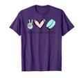 Peace Love Hockey Teen Small T-Shirt - Casual Everyday Wear Unisex - T-Shirt, Sweatshirt, Hoodie