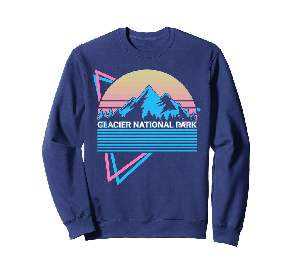 National Park Glacier Glacier Sweatshirt - Fun Novelty Design Men Women - T-Shirt, Sweatshirt, Hoodie