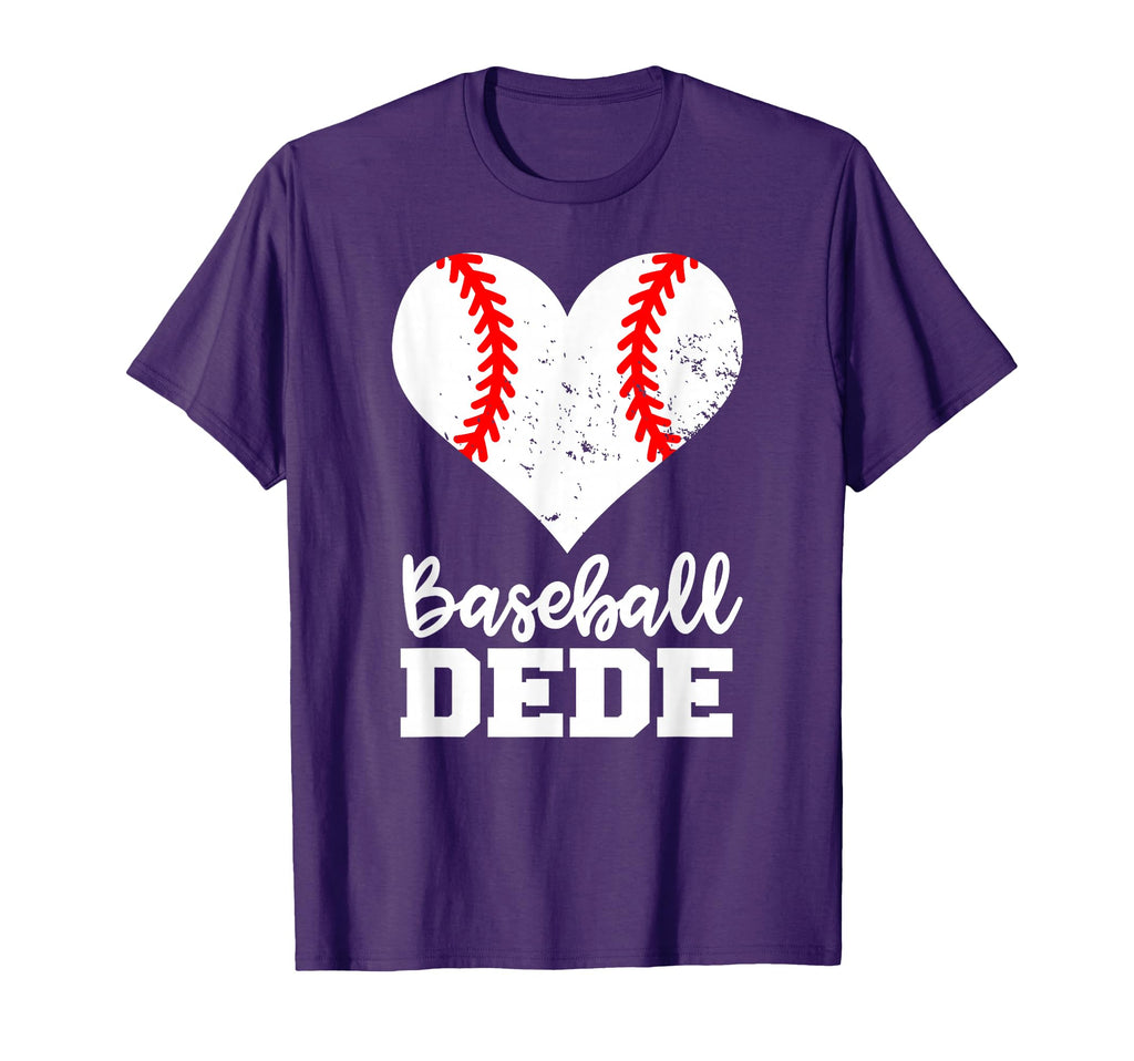 Baseball Dede Funny Baseball Heart T-Shirt - Casual Everyday Wear Unisex - T-Shirt, Sweatshirt, Hoodie