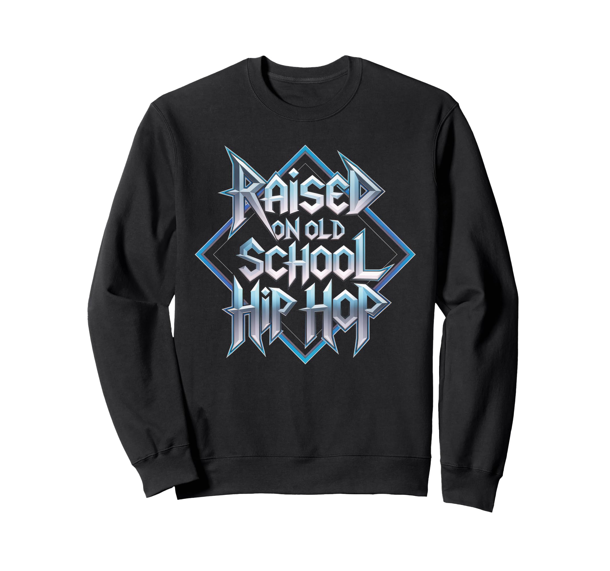 Raised Old School Hip Hop Cassette Sweatshirt - Trendy Graphic for Adults - T-Shirt, Sweatshirt, Hoodie