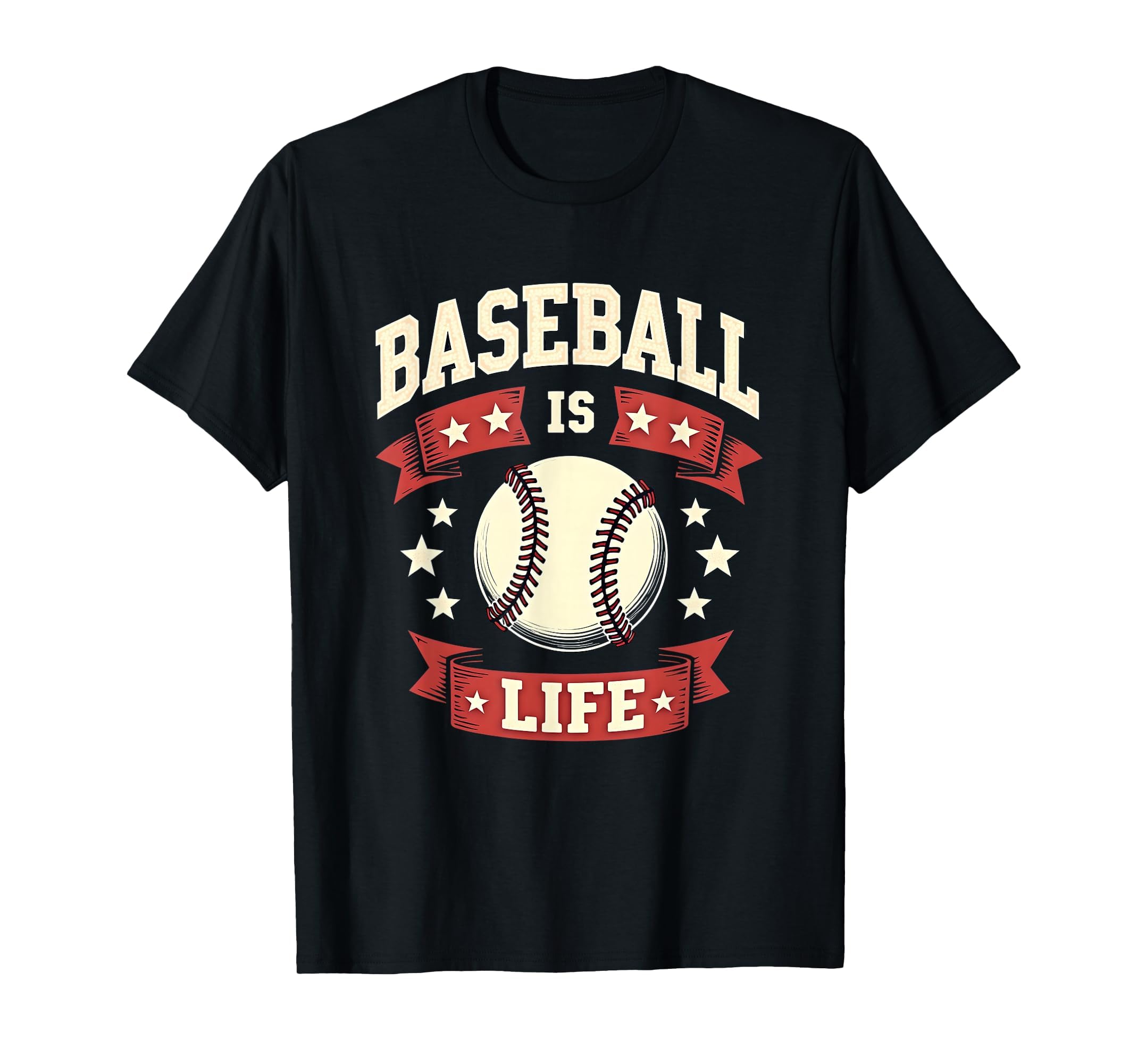 Baseball Is Life Baseball Mom T-Shirt - Fun Novelty Design Men Women - T-Shirt, Sweatshirt, Hoodie