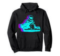 Go Kart Racer Go Karting Vaporwave Hoodie - Minimalist Print Men Women - T-Shirt, Sweatshirt, Hoodie