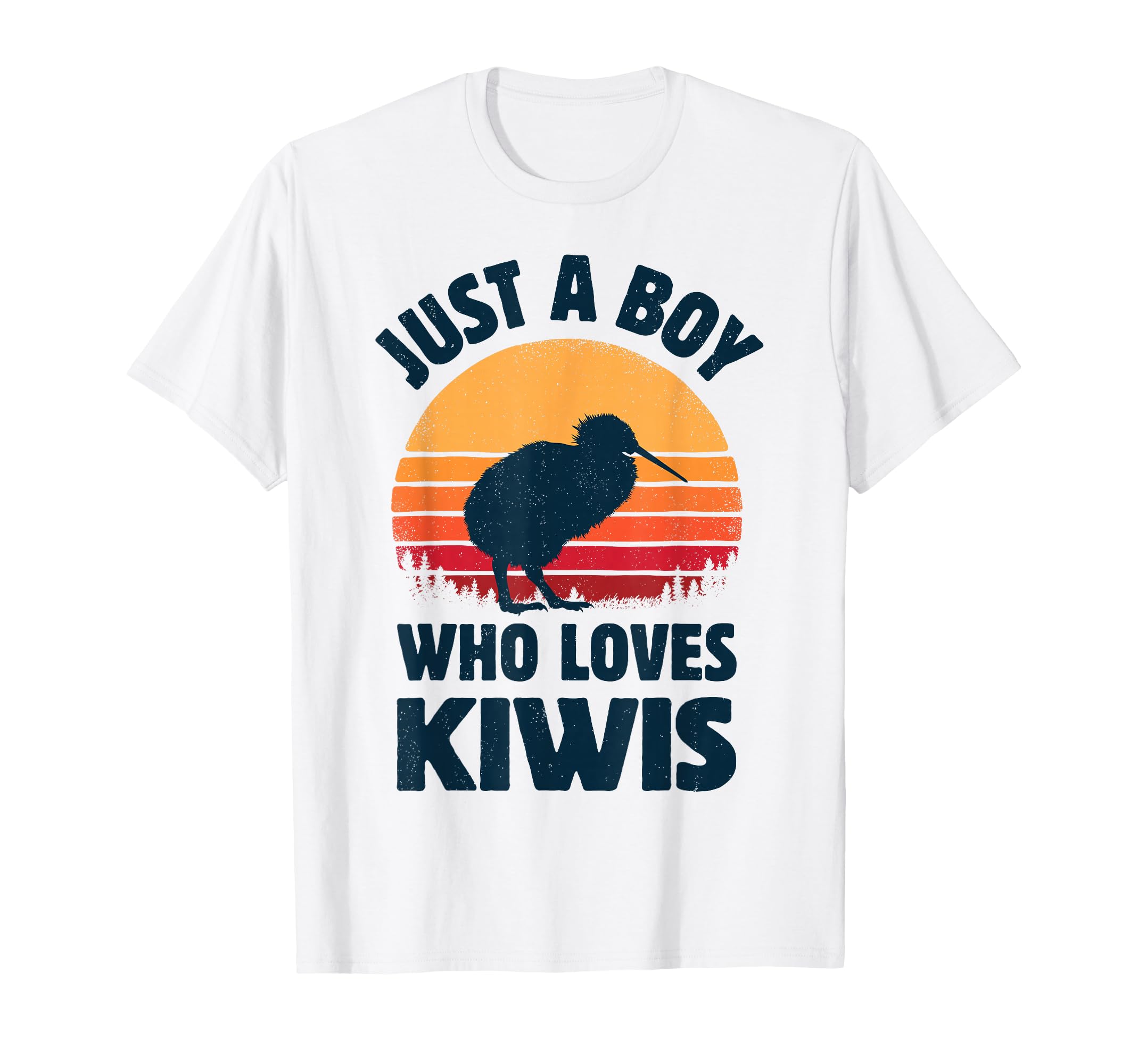 Kiwi Just Who Loves Kiwis Bird Sunset T-Shirt - Custom Art Print Men Women - T-Shirt, Sweatshirt, Hoodie