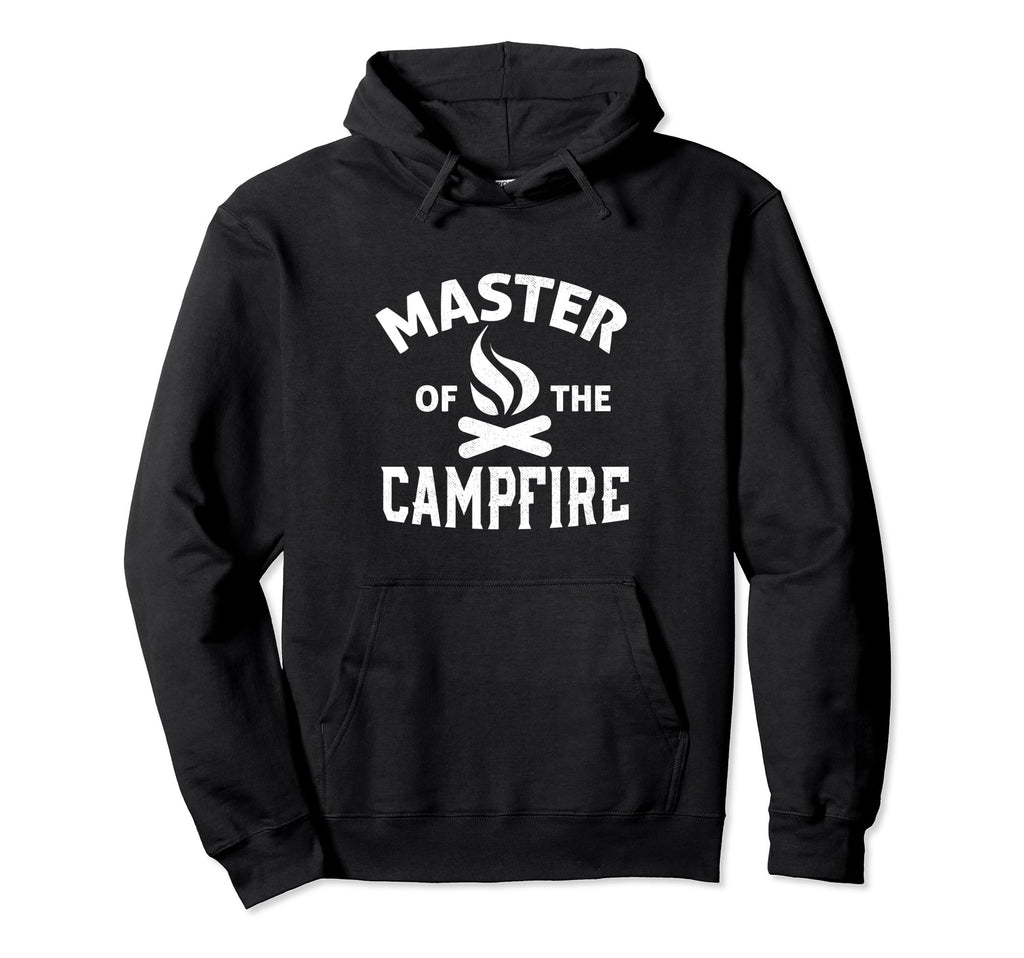 Master Campfire Distressed Camping Hoodie - Casual Everyday Wear for Adults - T-Shirt, Sweatshirt, Hoodie
