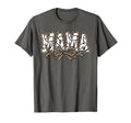 Leopard Volleyball Mama Coquette Bow T-Shirt - Custom Art Print Unisex - T-Shirt, Sweatshirt, Hoodie