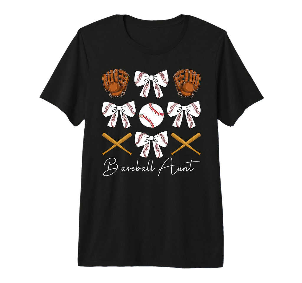 Baseball Aunt Baseball Player Auntie T-Shirt - Custom Art Print Men Women - T-Shirt, Sweatshirt, Hoodie