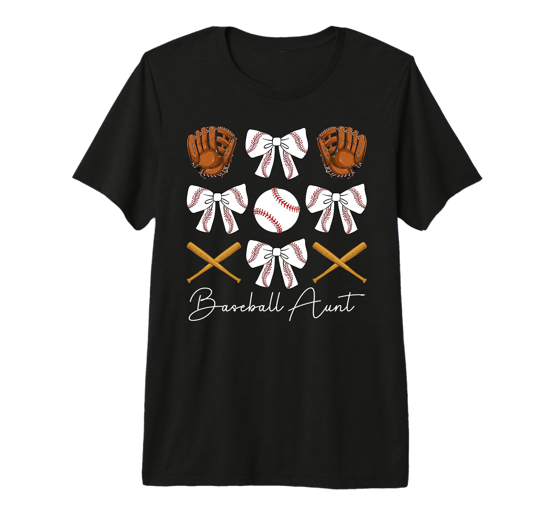 Baseball Aunt Baseball Player Auntie T-Shirt - Custom Art Print Men Women - T-Shirt, Sweatshirt, Hoodie