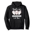 Thats My Grandson Out There Baseball Hoodie - Minimalist Print Men Women - T-Shirt, Sweatshirt, Hoodie