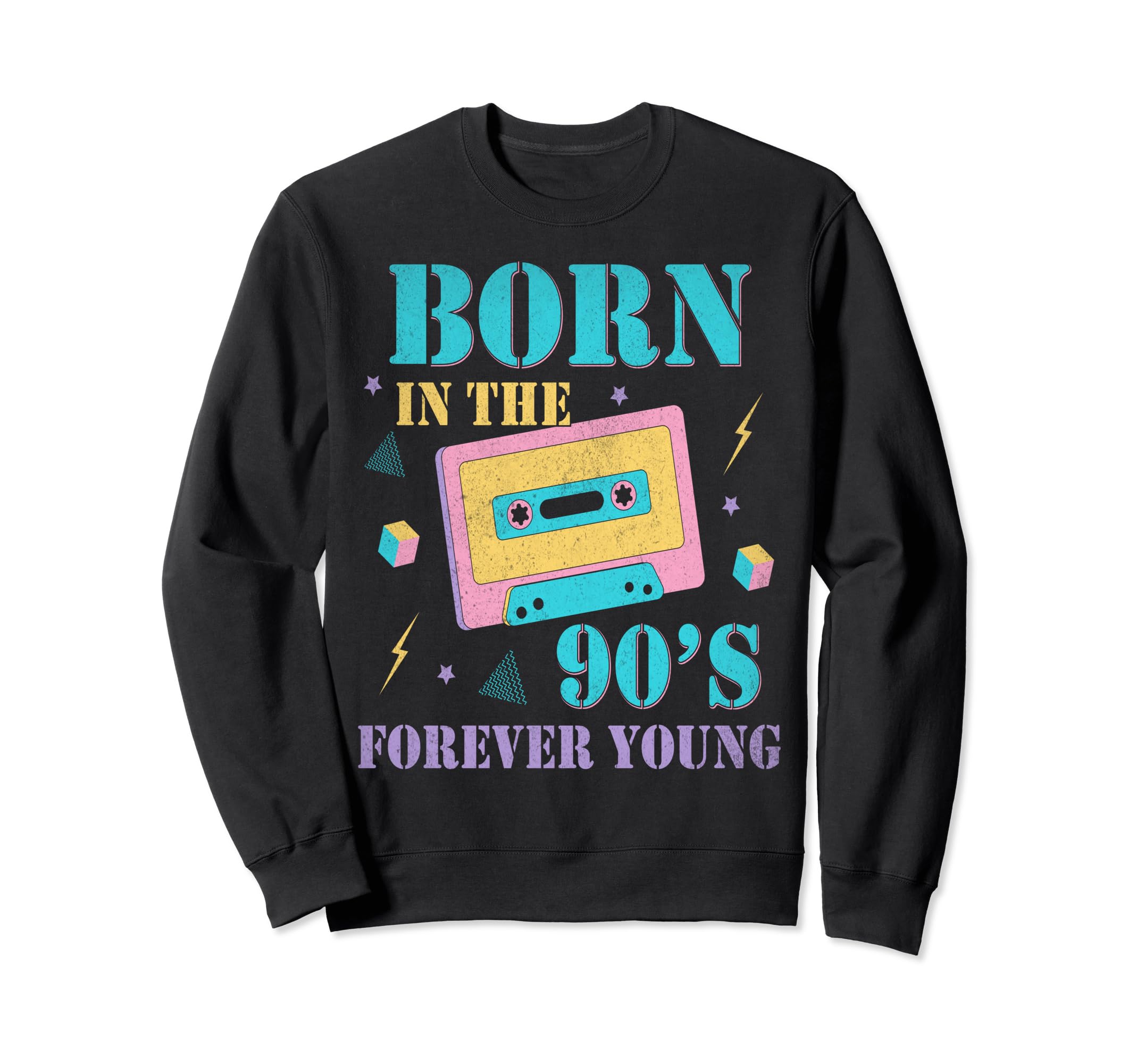 90S Vibes Born 90S Hip Hop Sweatshirt - Minimalist Print for Adults - T-Shirt, Sweatshirt, Hoodie