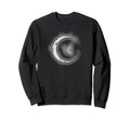 Butterfly And Moon Glow Starry Sweatshirt - Fun Novelty Design Men Women - T-Shirt, Sweatshirt, Hoodie