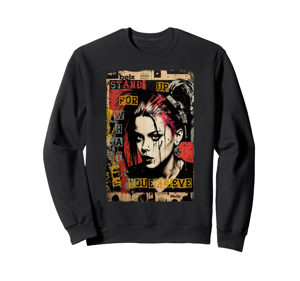 Punk Graffiti Grunge 90S Colorful Sweatshirt - Trendy Graphic Unisex - T-Shirt, Sweatshirt, Hoodie