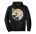 Banana Milk Carton Surfing Wave Hoodie - Aesthetic Graphic Men Women - T-Shirt, Sweatshirt, Hoodie