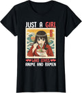 Japanese Otaku Anime Girl Ramen - Adult & Kids T-Shirts, Sweatshirts & Hoodies apparel design preview 1