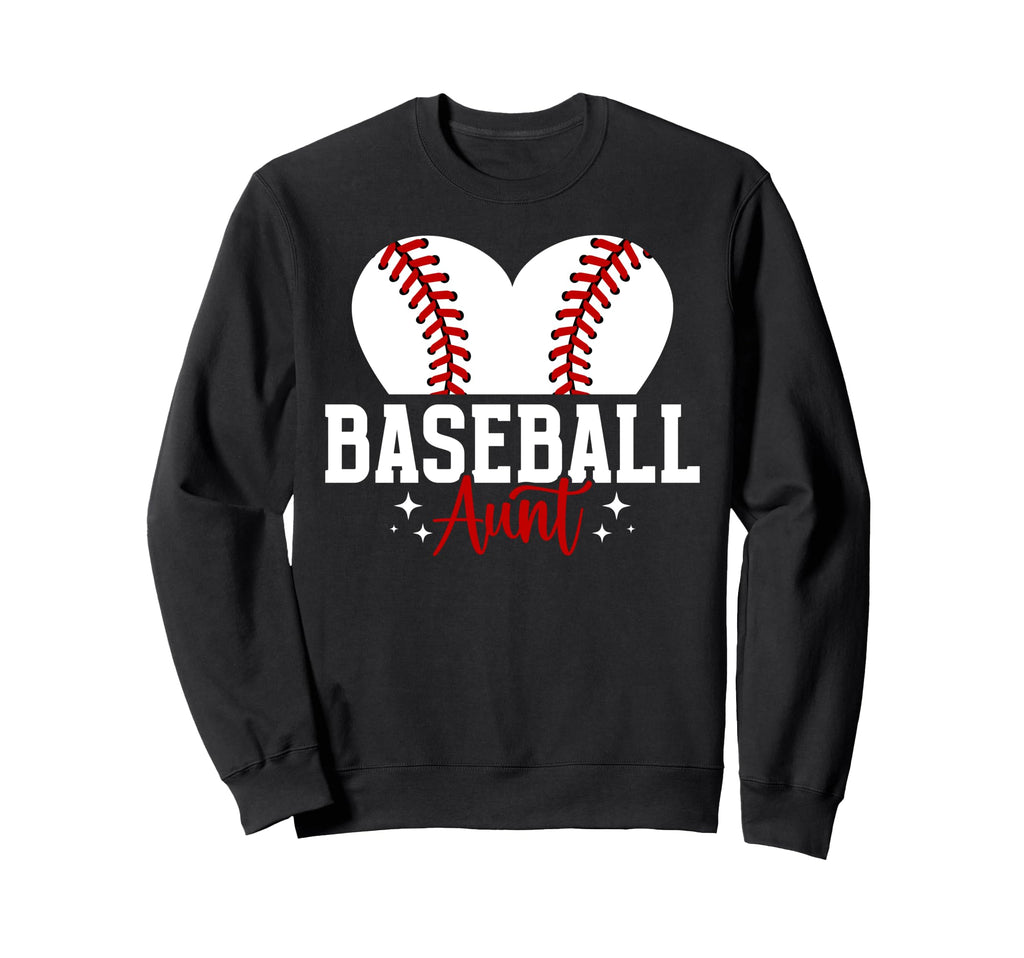 Baseball Aunt Baseball Player Aunt Sweatshirt - Novelty Apparel Unisex - T-Shirt, Sweatshirt, Hoodie