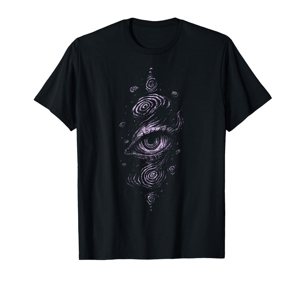 Eyes Purple Pastel Goth Grunge Alt Y2K T-Shirt - Novelty Apparel Unisex - T-Shirt, Sweatshirt, Hoodie