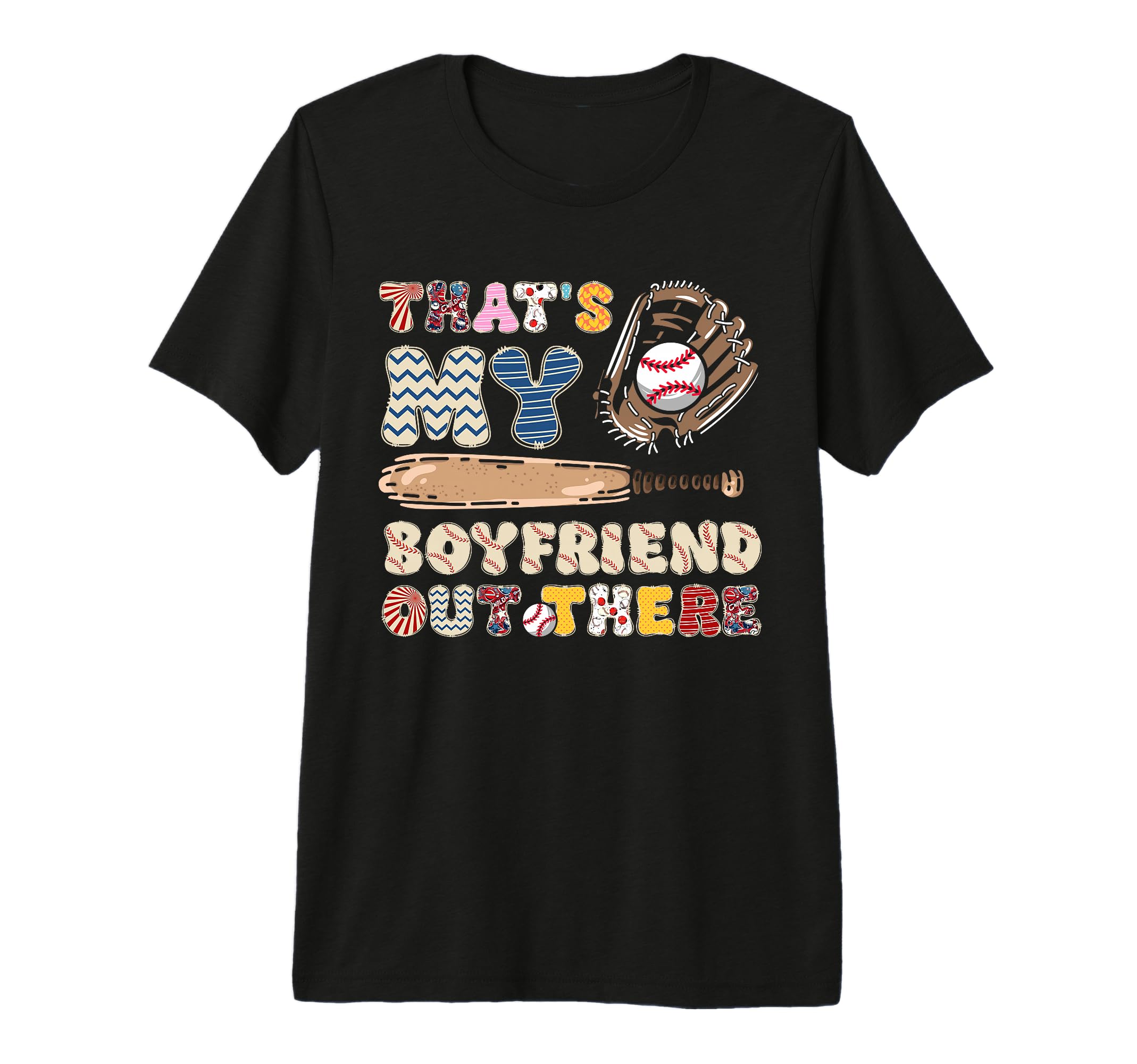 Baseball Girlfriend Tri Blend T-Shirt - Novelty Apparel Unisex - T-Shirt, Sweatshirt, Hoodie