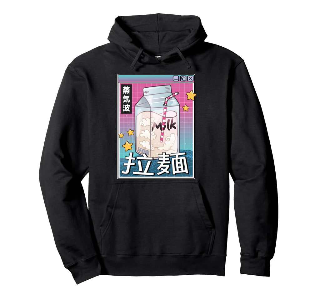 Milk Carton Digital Japan 80S Otaku Hoodie - Custom Art Print Men Women - T-Shirt, Sweatshirt, Hoodie