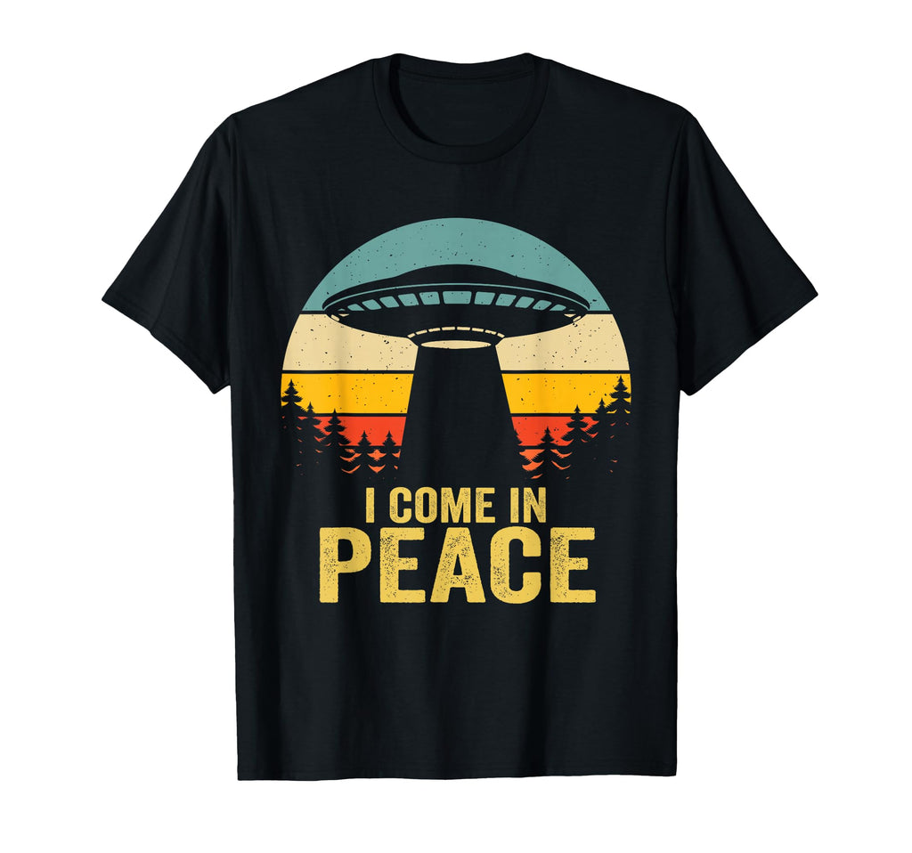 I Come Peace Im Peace Matching Couples Alien T-Shirt - Graphic Print Unisex - T-Shirt, Sweatshirt, Hoodie