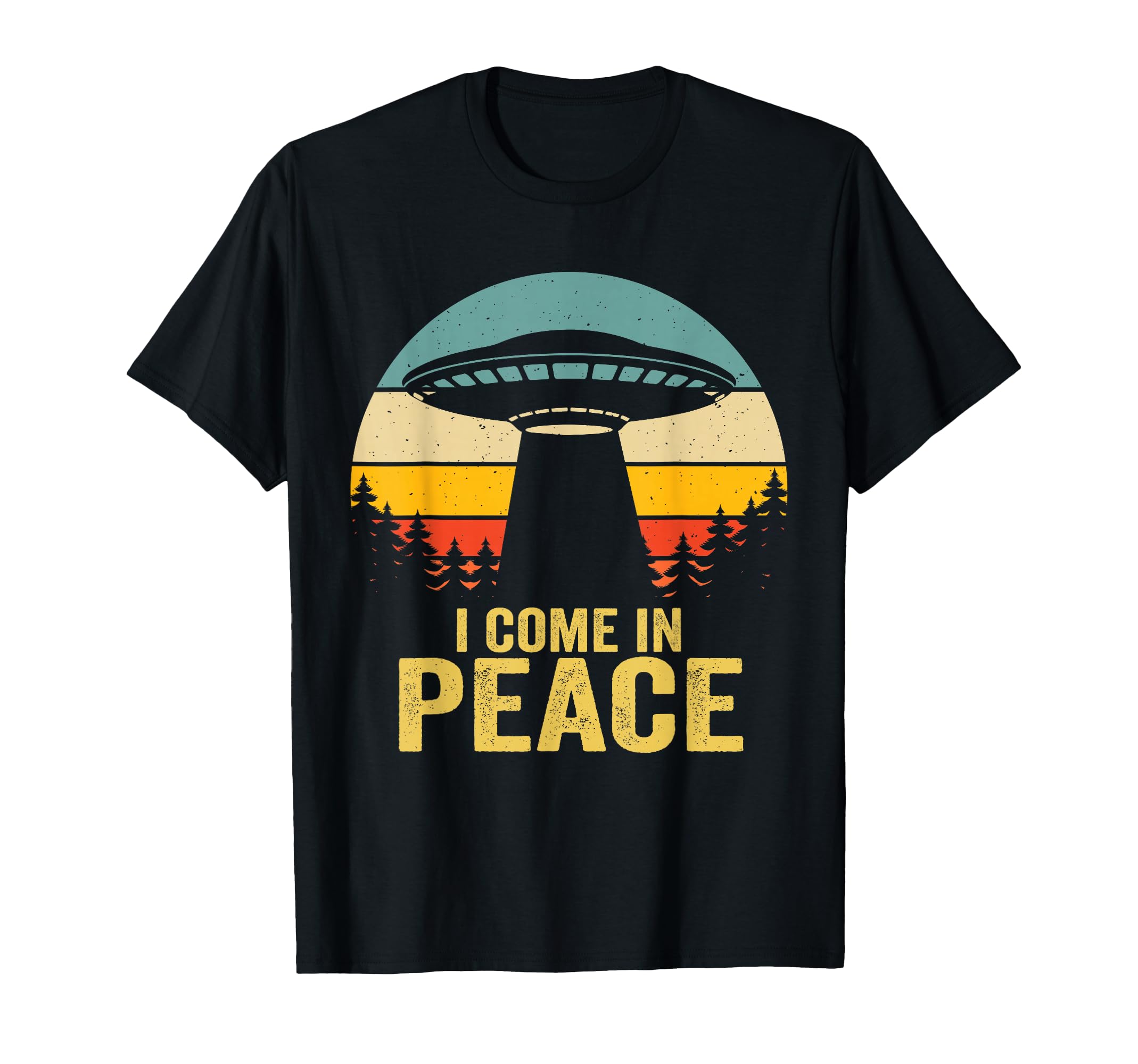 I Come Peace Im Peace Matching Couples Alien T-Shirt - Graphic Print Unisex - T-Shirt, Sweatshirt, Hoodie