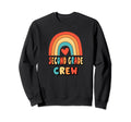 2Nd Grade Crew Teacher Rainbow Heart Sweatshirt - Unique Graphic Men Women - T-Shirt, Sweatshirt, Hoodie